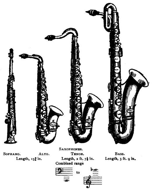 saxophones