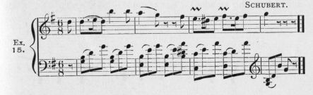 Example 15.  Fragment of Schubert.