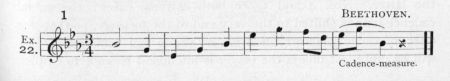 Example 22.  Fragment of Beethoven.