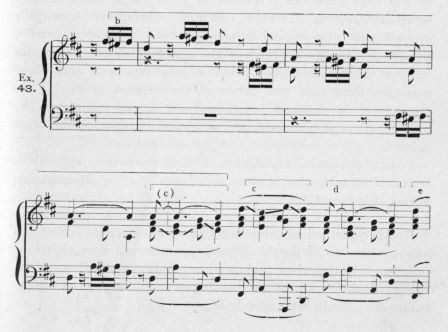 Example 43.  Fragment of Beethoven.